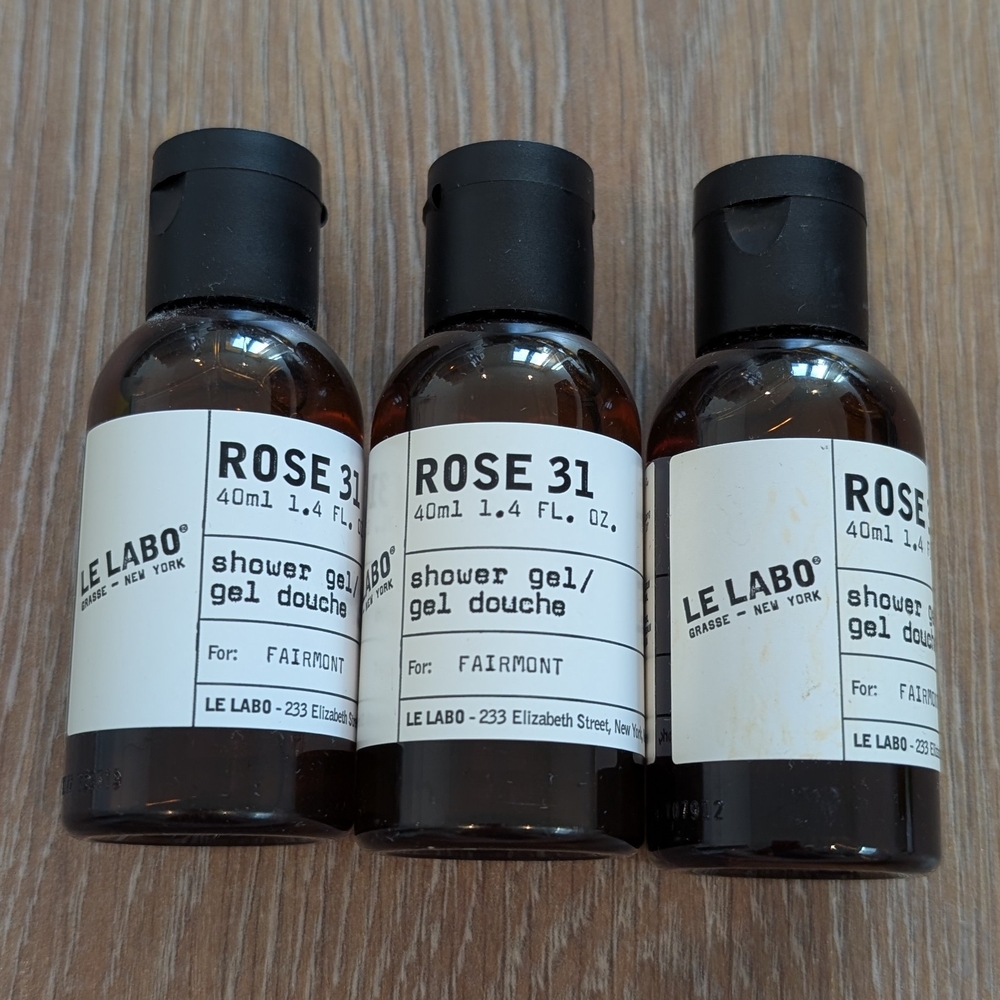 3 Le Labo Rose 31 Shower Gel Travel Size